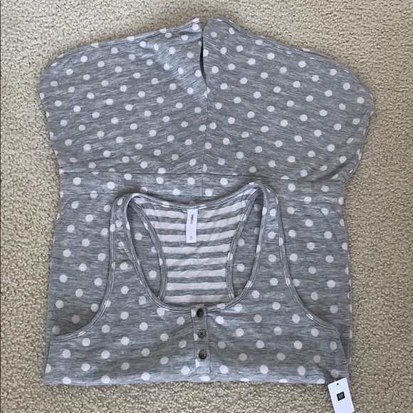 NEW Romper Polka Dot Gray - Picture 4 of 8
